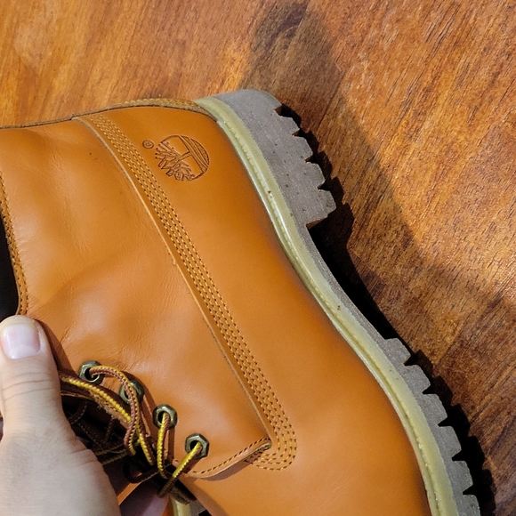 Timberland men boots  brownish orange color - Picture 5 of 8